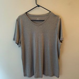 1X Poly Cotton Soft Tee. V-neck.